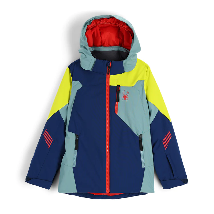 SPYDER BOYS LEADER JACKET ABYSS 12 SKI CELLAR SNOWBOARD