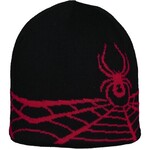 Spyder SPYDER WEB TOQUE BLACK/RED/BLACK O/S