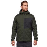 Black Diamond BLACK DIAMOND MENS FIRST LIGHT STRETCH HOODY CYPRESS-BLACK EXTRA LARGE