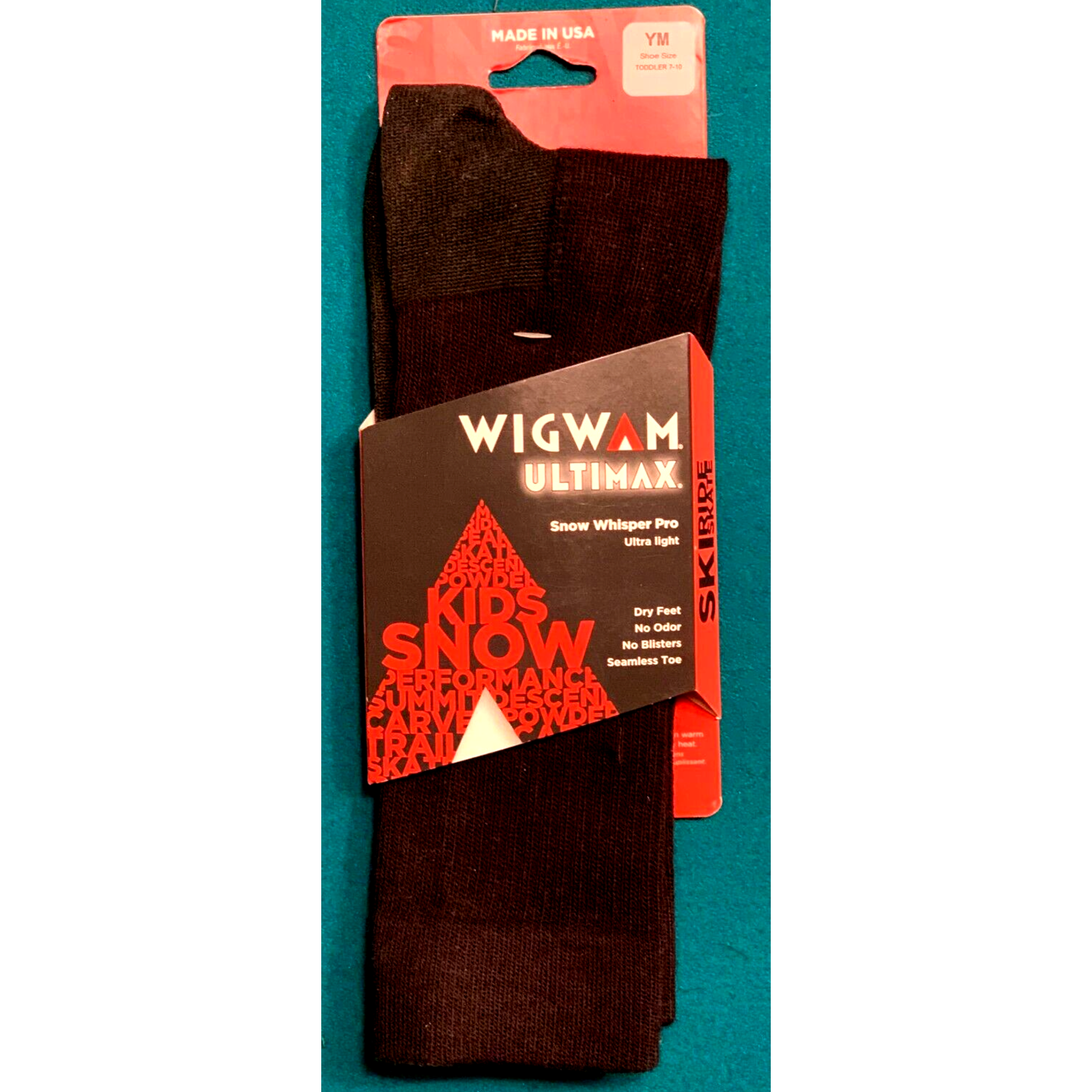 Wigwam WIGWAM KIDS SNOW WHSPRPRO BLACK YS
