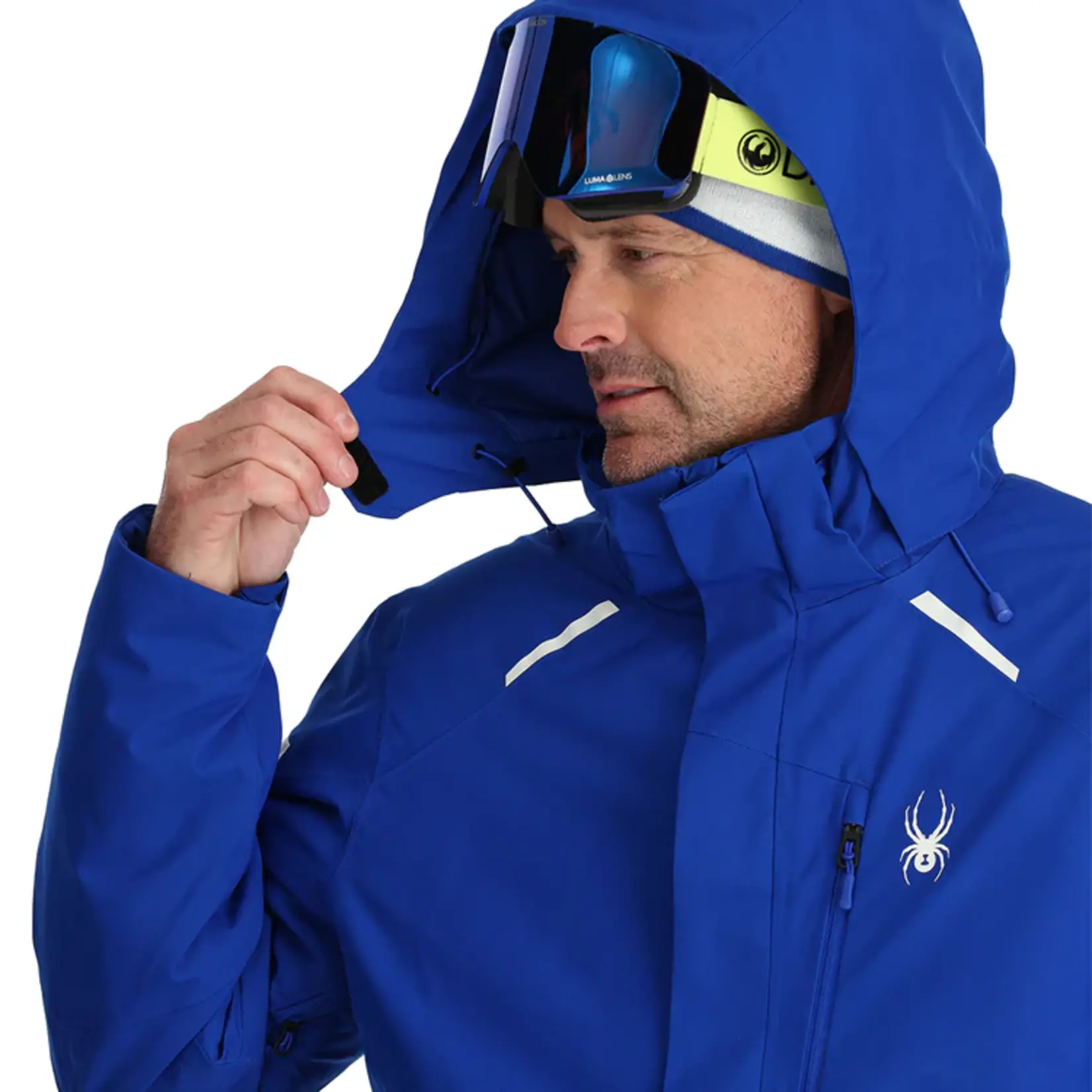 Spyder SPYDER MENS COPPER JACKET ELECTRIC BLUE MEDIUM