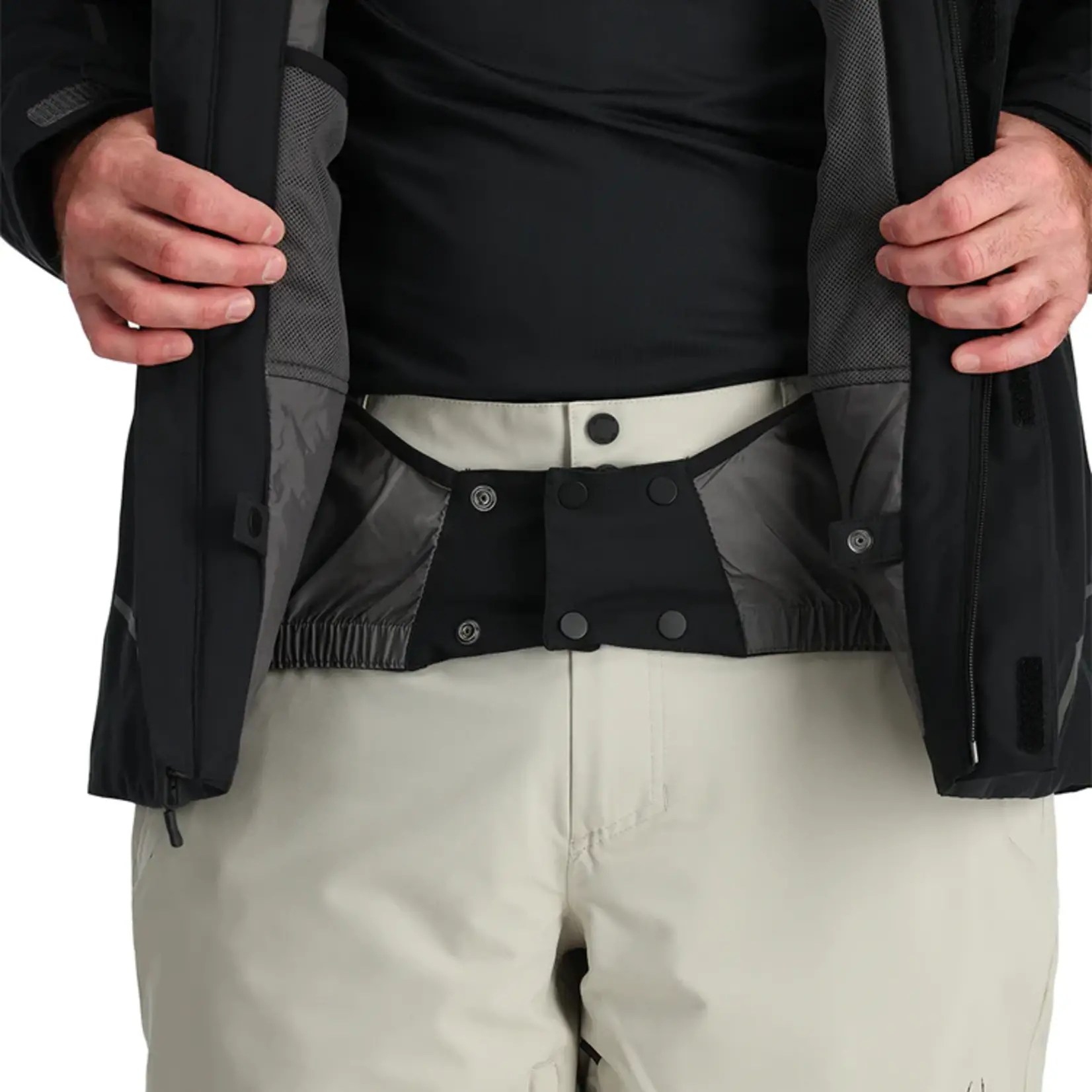 Spyder SPYDER MENS COPPER JACKET BLACK SMALL
