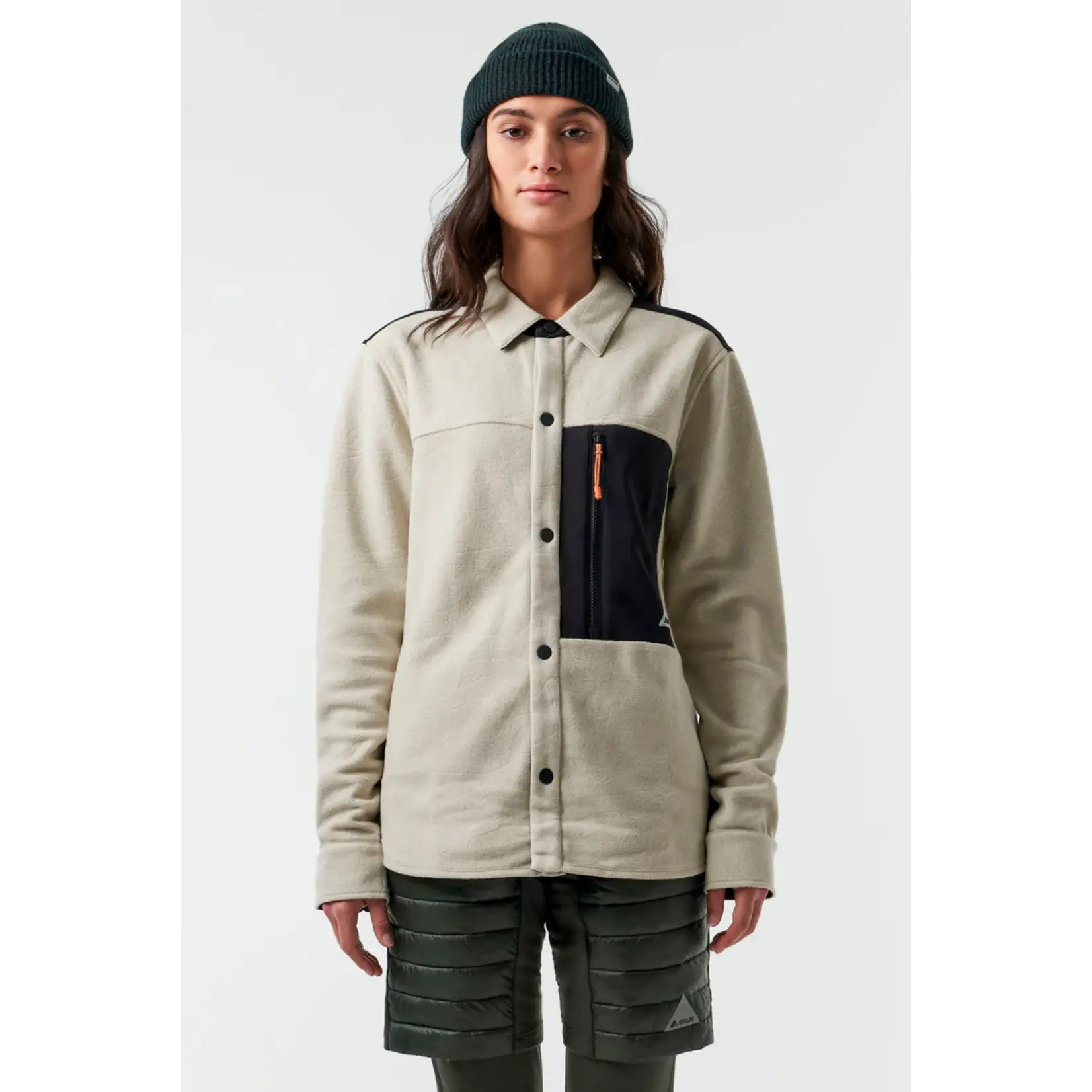 Orage ORAGE UNISEX HUNTER FLEECE SHIRT DARK BIRCH XS
