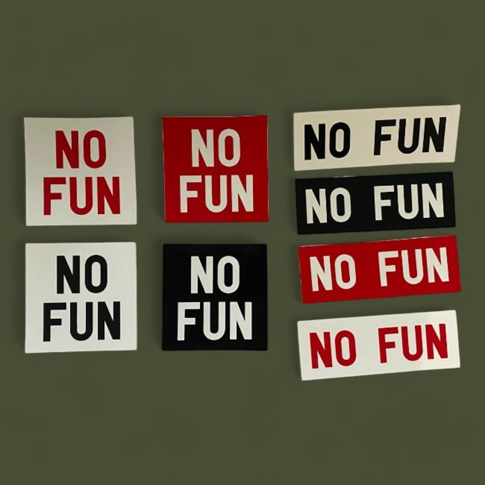No Fun No Fun Sticker Pack