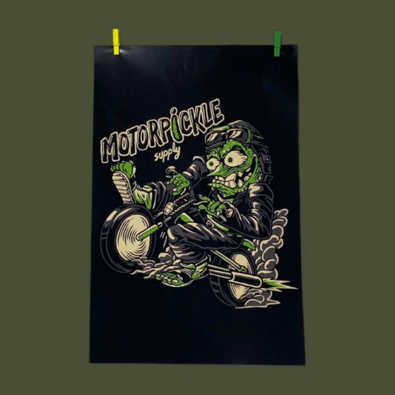 Motorpickle Supply Pickle Rider Poster (11x17")