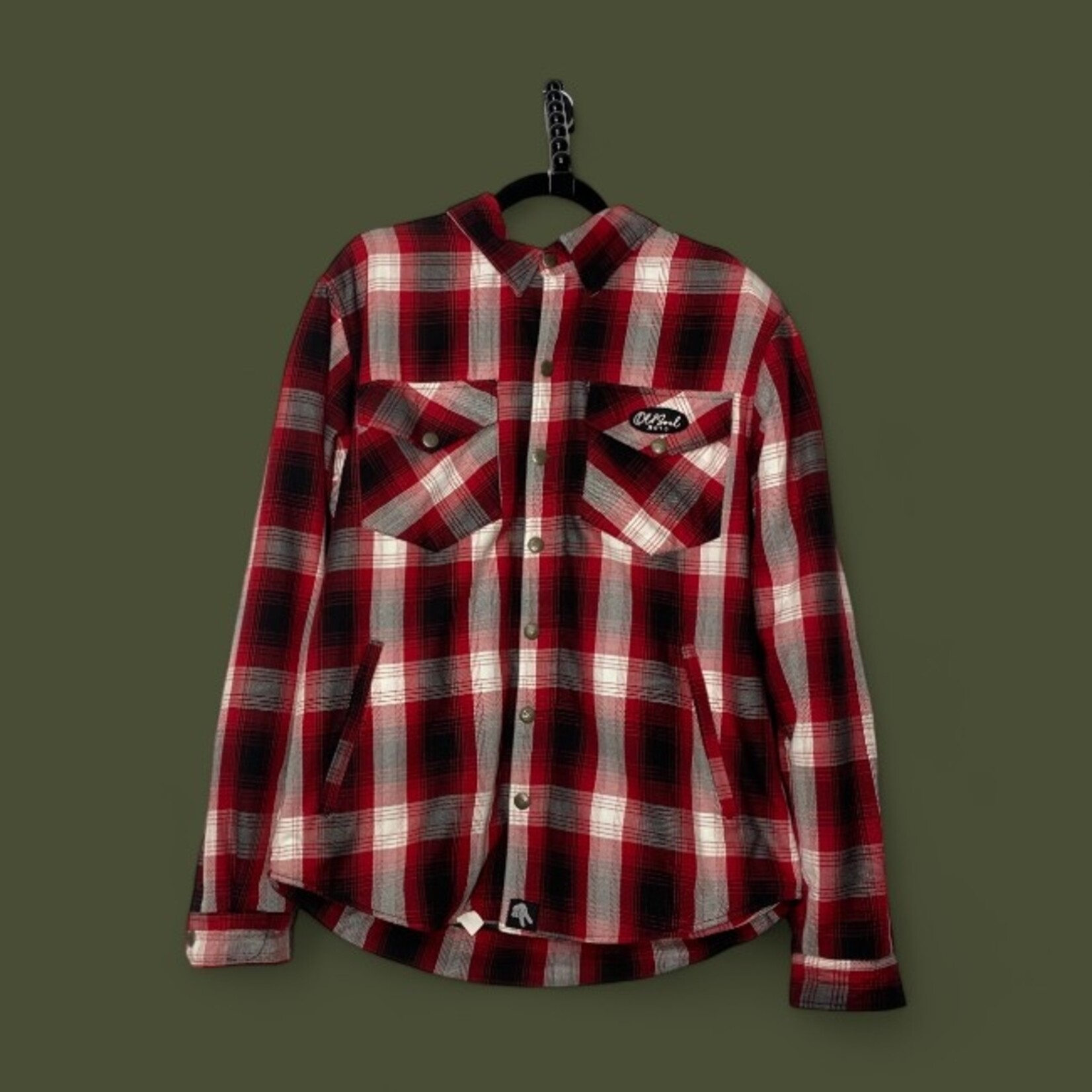 Old Soul Men’s Large Red Plaid Riding Shirt