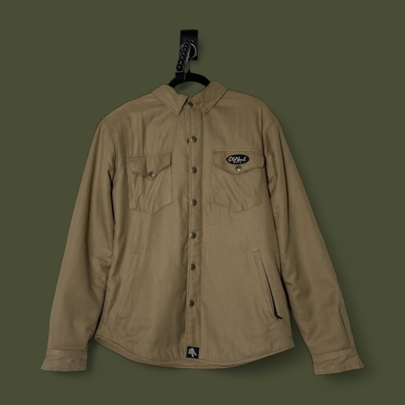 Old Soul Men’s Med Khaki Riding Shirt