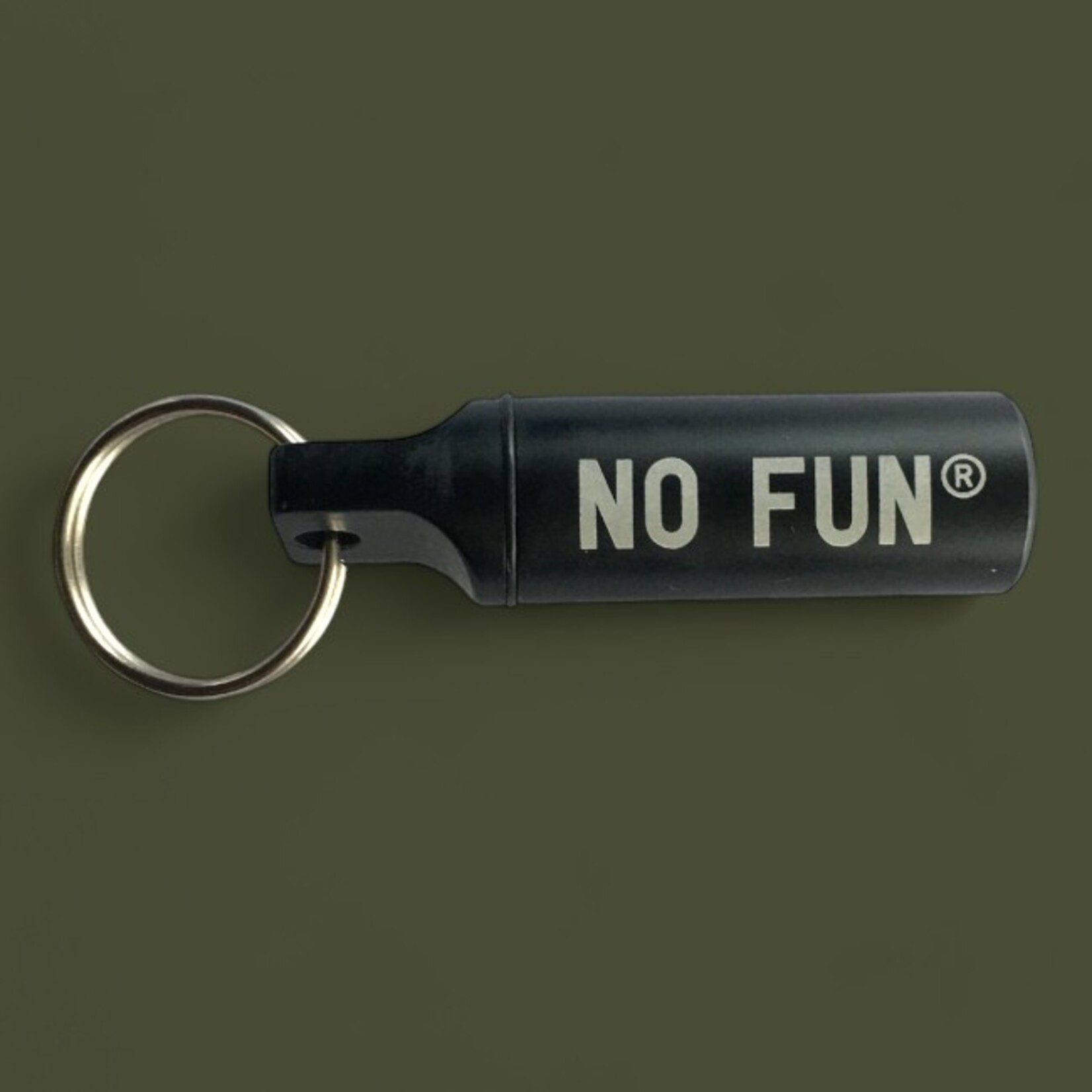 No Fun Stash Keychain