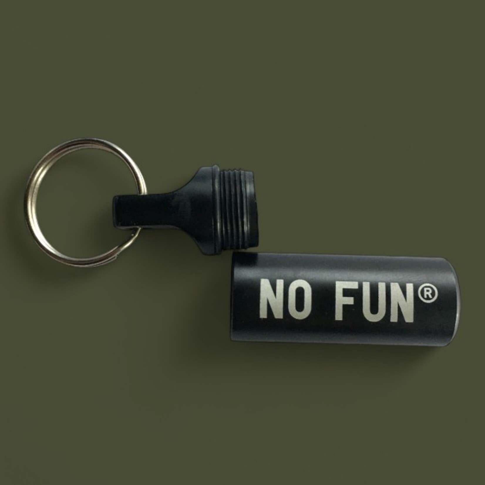 No Fun Stash Keychain