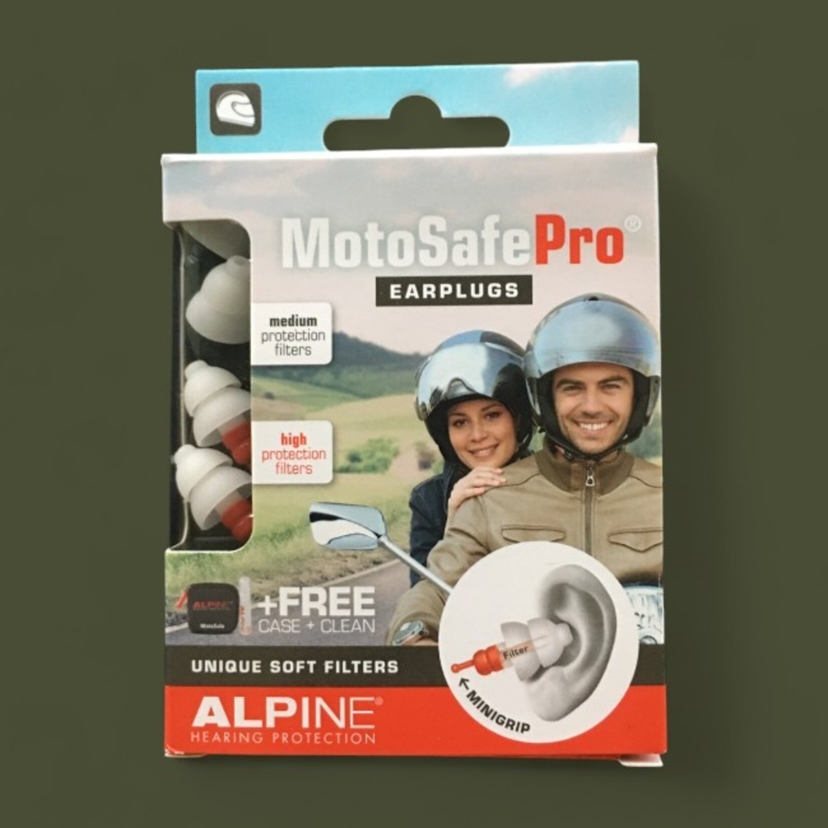 Alpine Hearing Protection MotoSafePro Earplugs