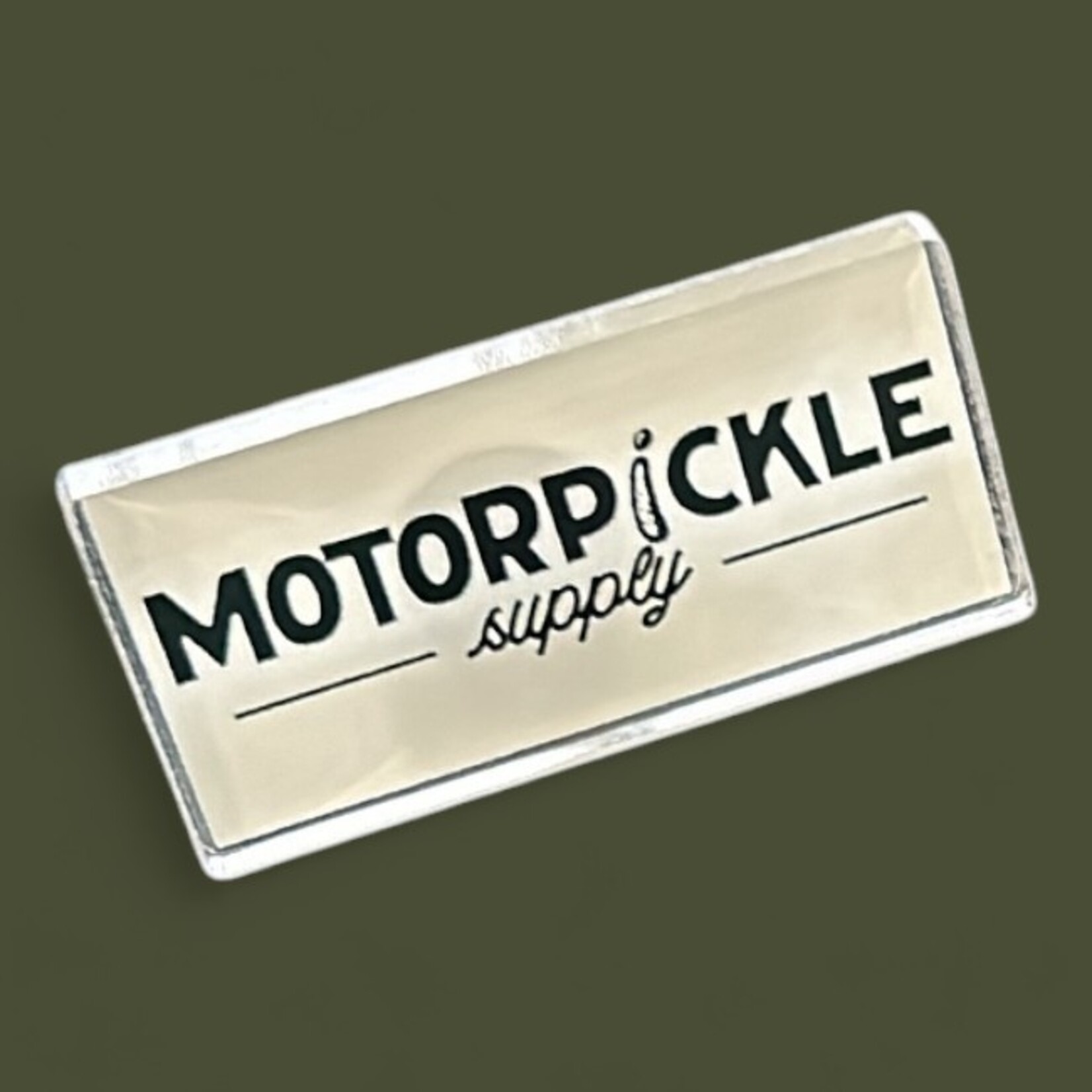 Motorpickle Supply Motorpickle Acrylic Pin White