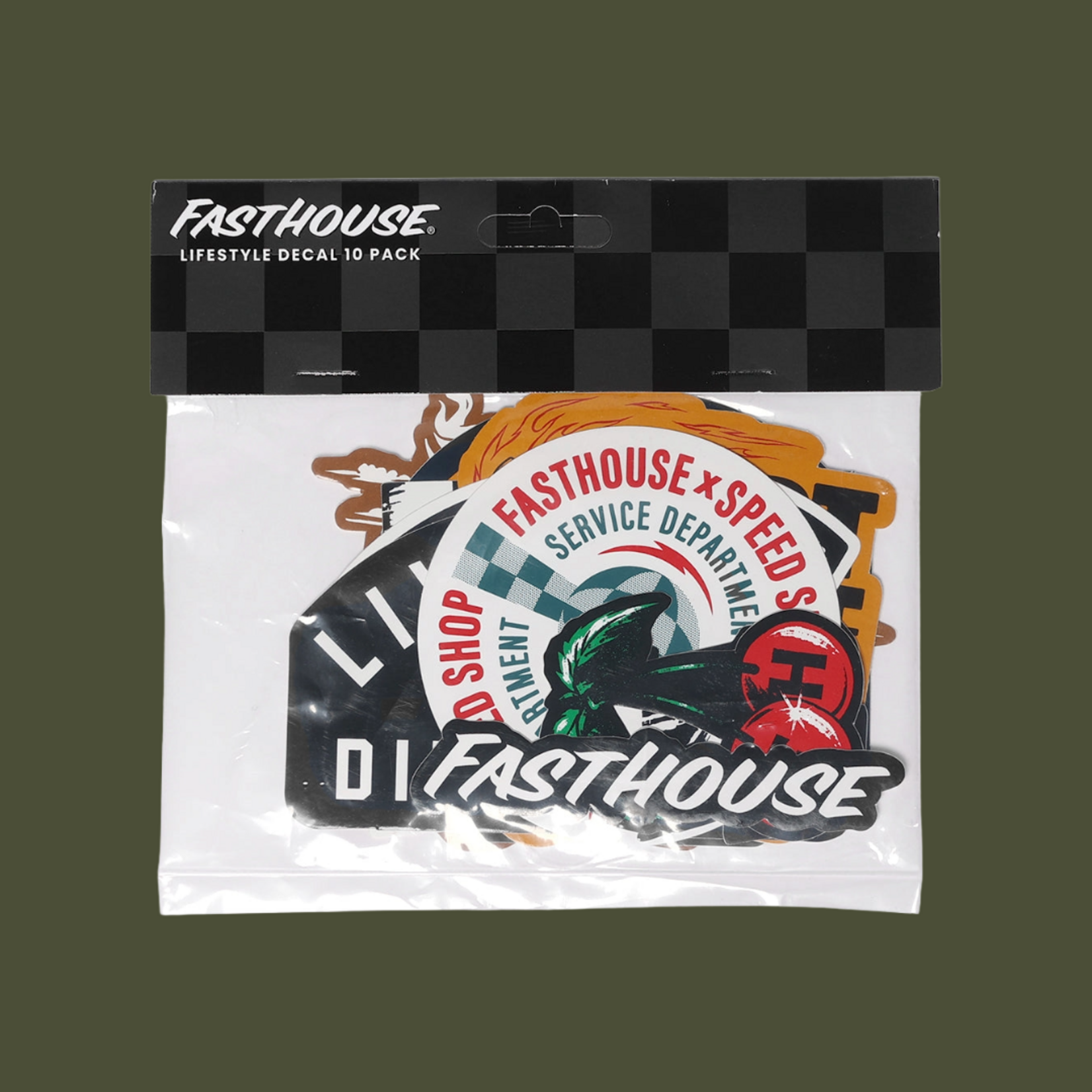 Fasthouse FALL 25 LIFESTYLE DECAL 10 PAC