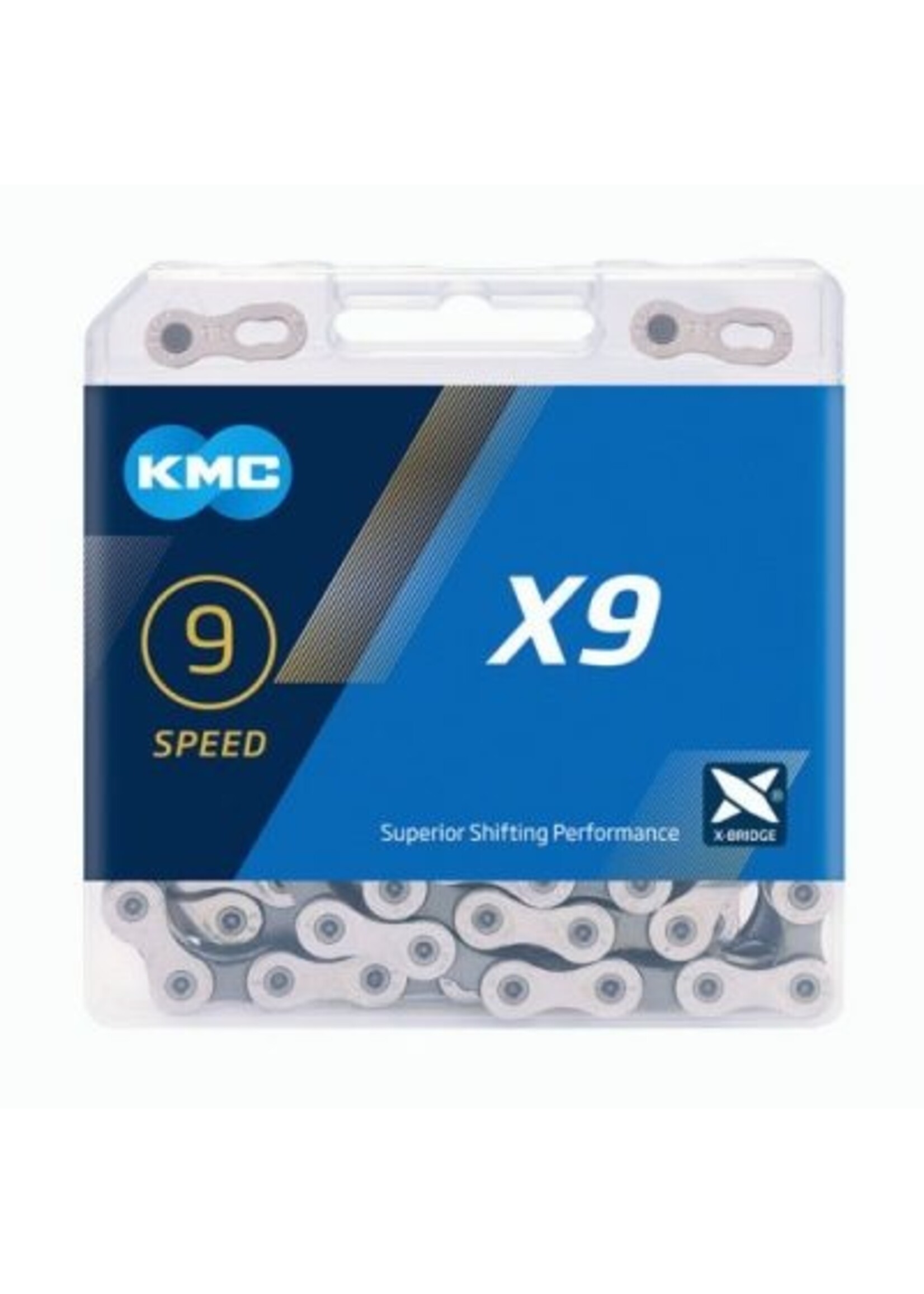 KMC Chain KMC X9 Silver/Grey 116 Links
