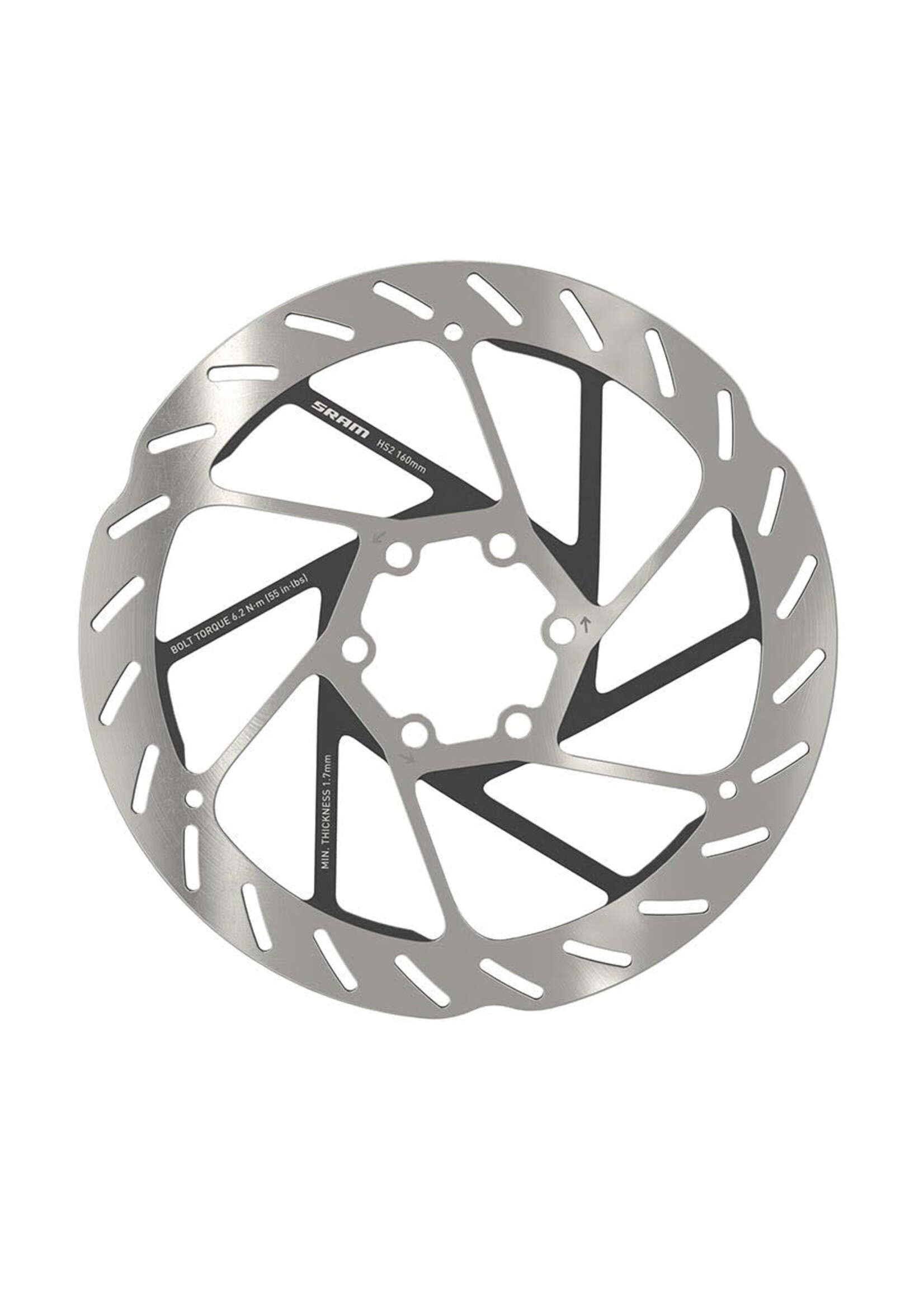 SRAM, HS2 6bolt, 160mm, ISO 6B McPhail\'s Cycle & Sports