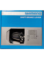 Shimano SHIFT/BRAKE LEVER SET, ST-EF500-4A, 3X8 SPEED, EZ-FIRE PLUS, 4F-ALLOY, FOR V-BRAKE, BLACK