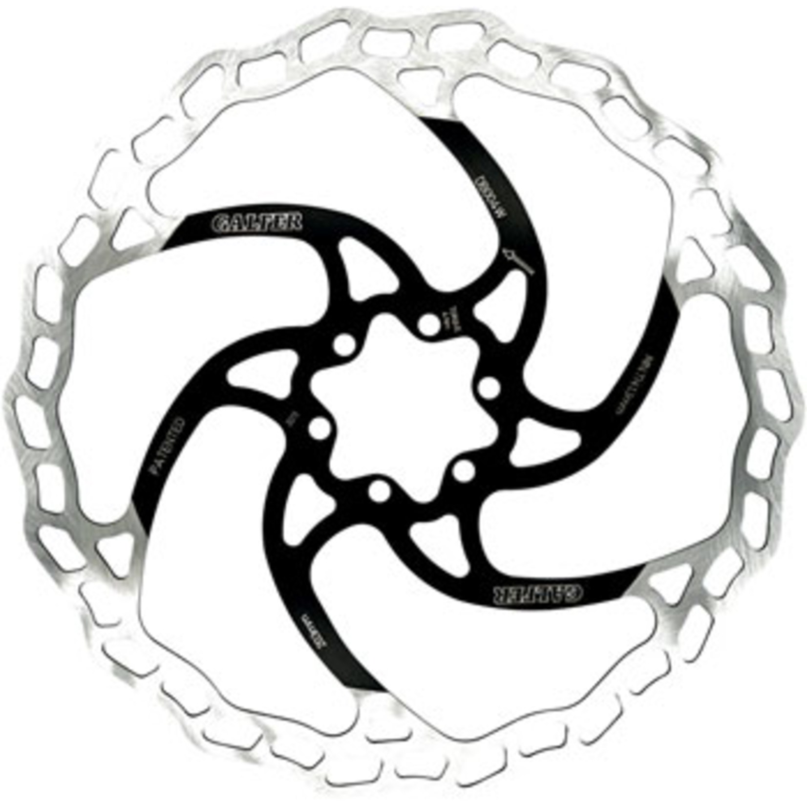 Galfer MTB Disc Brake Rotor - 203mm, 6-Bolt, 1.8mm