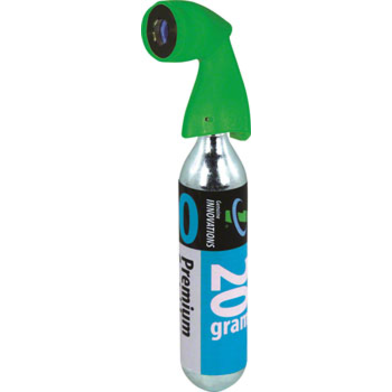 Genuine Innovations Microflate Nano Inflator: Includes 20g Threaded CO2 Cartridge