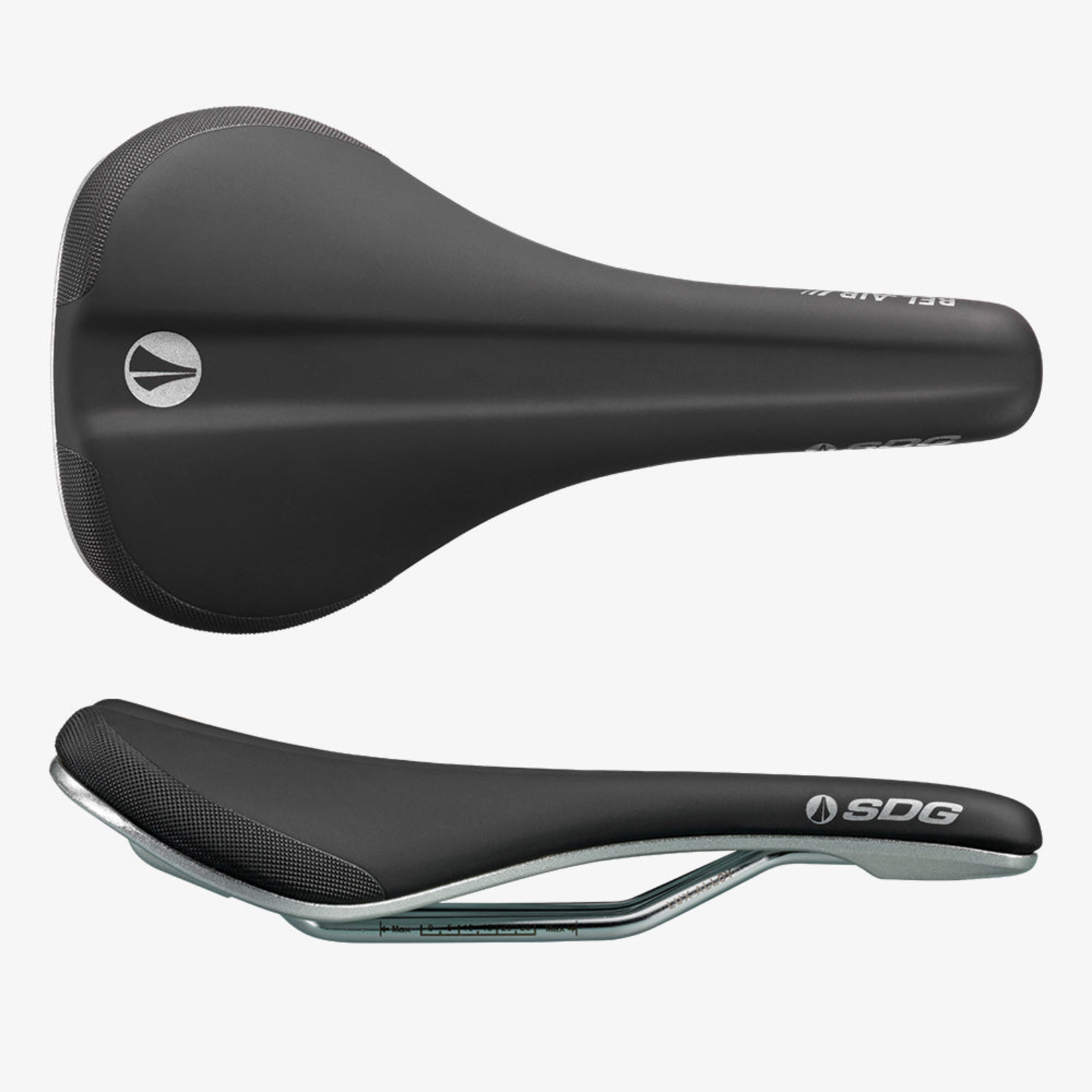 SDG SDG Bel-Air V3 Saddle - PVD Coated Lux-Alloy, Black/Silver, Sonic Welded Sides, Limited Edition Galactic