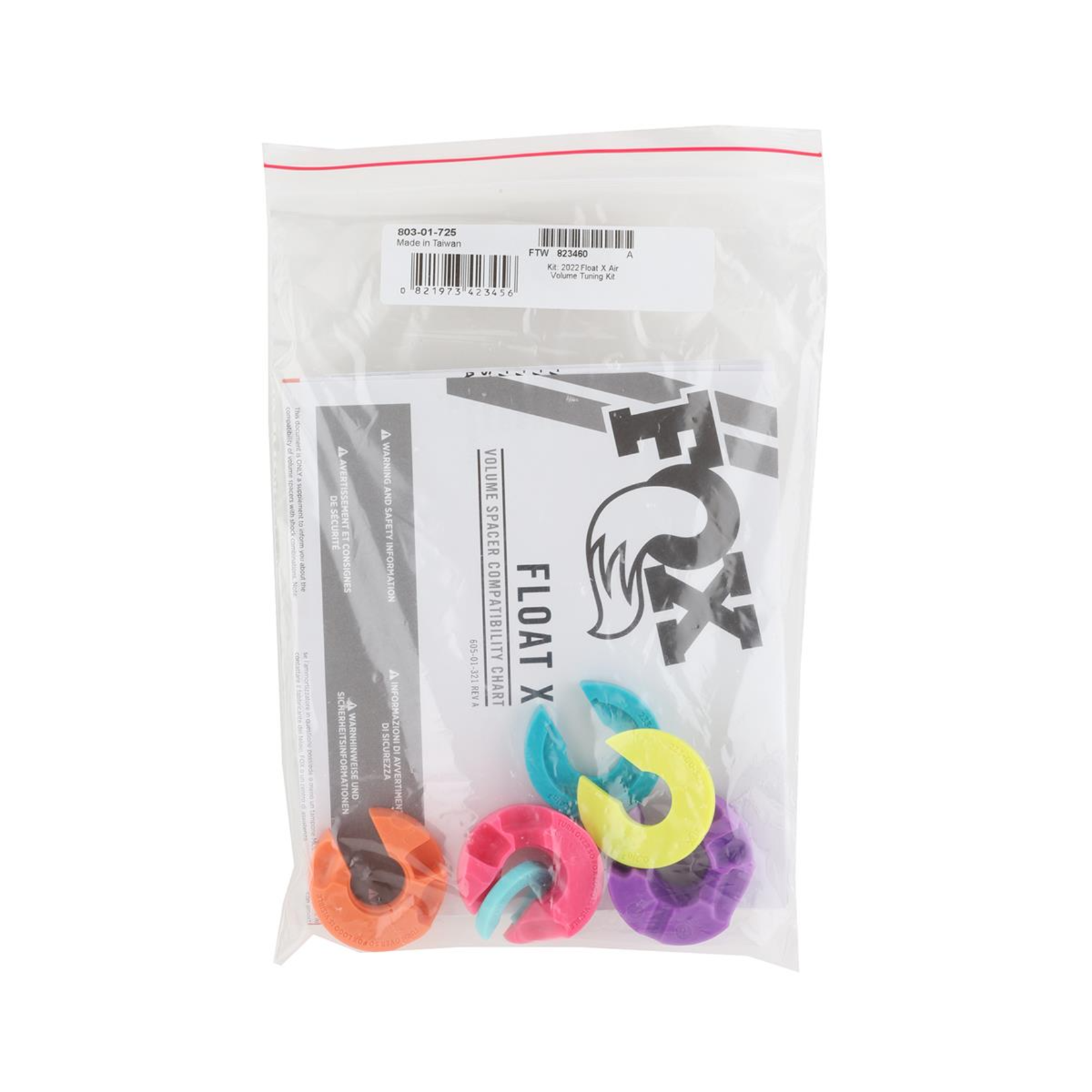 FOX Volume Spacers - Float X Air, 2022, Assorted Kit