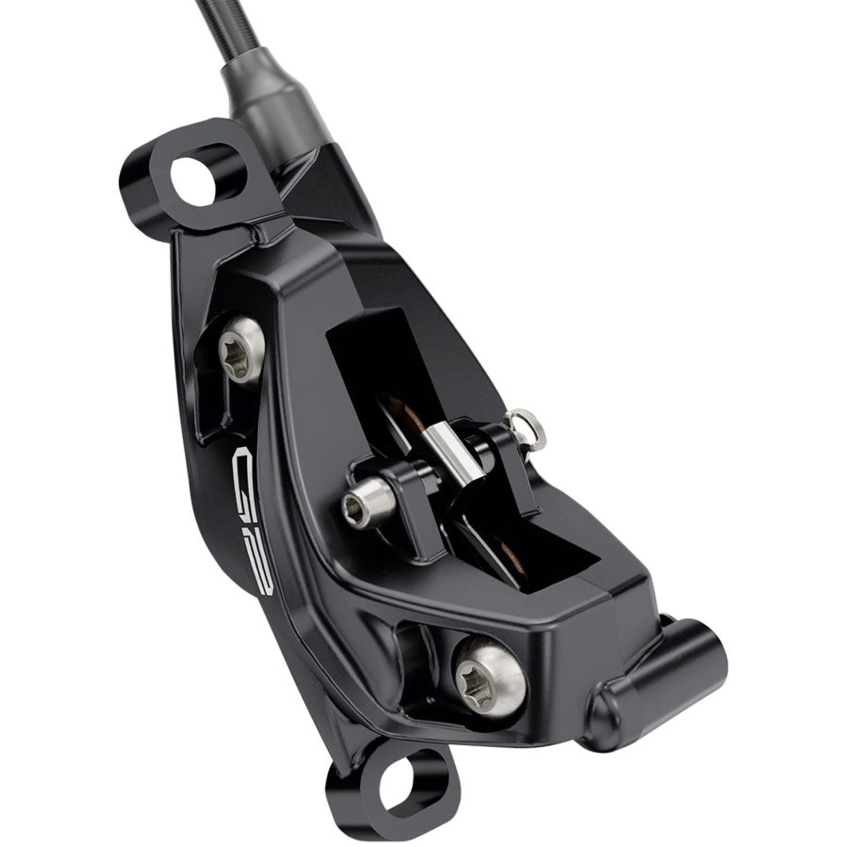 SRAM G2 R Disc Brake and Lever - Rear, Hydraulic, Post Mount, Diffusion Black Anodized, A2