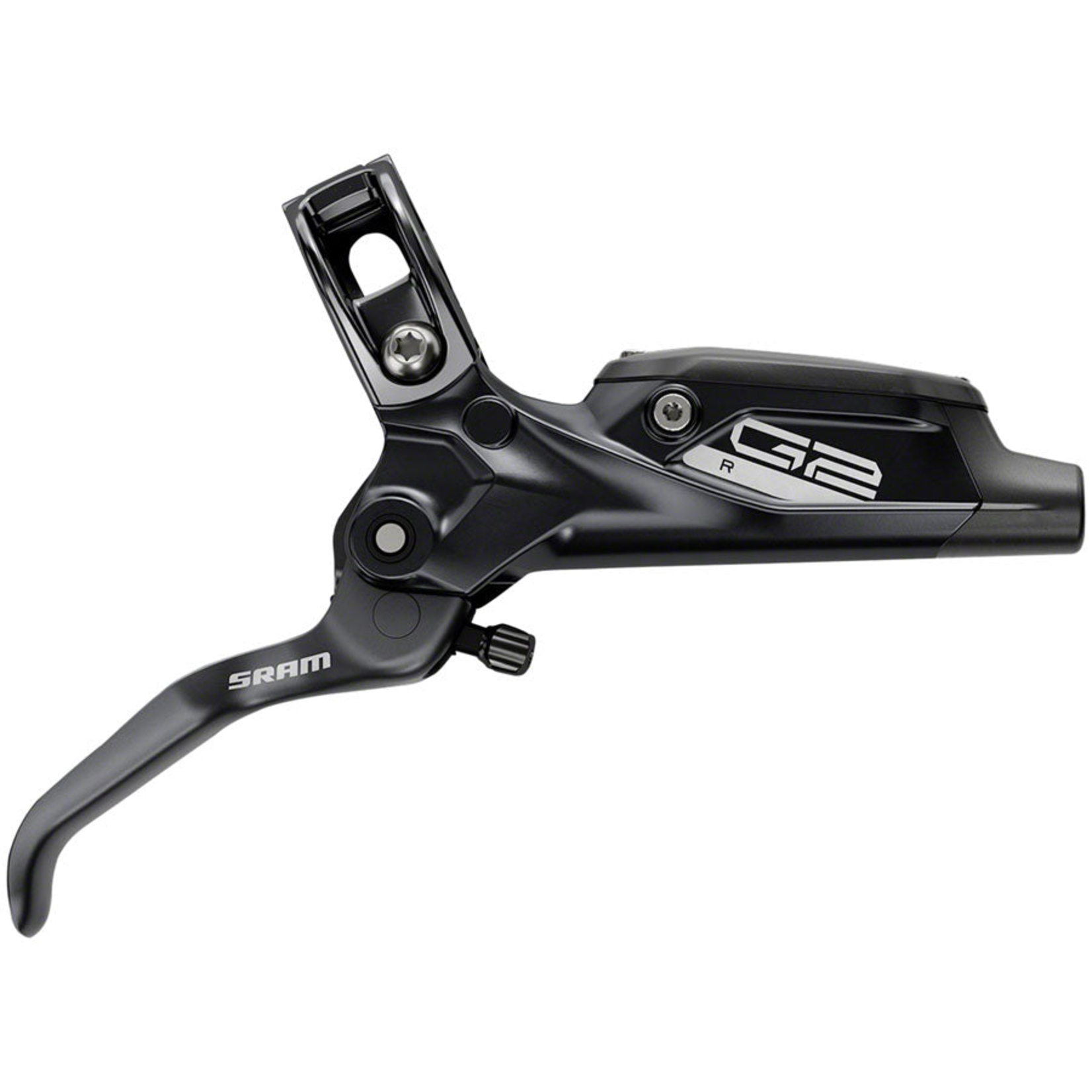 SRAM G2 R Disc Brake and Lever - Front, Hydraulic, Post Mount, Diffusion Black Anodized, A2