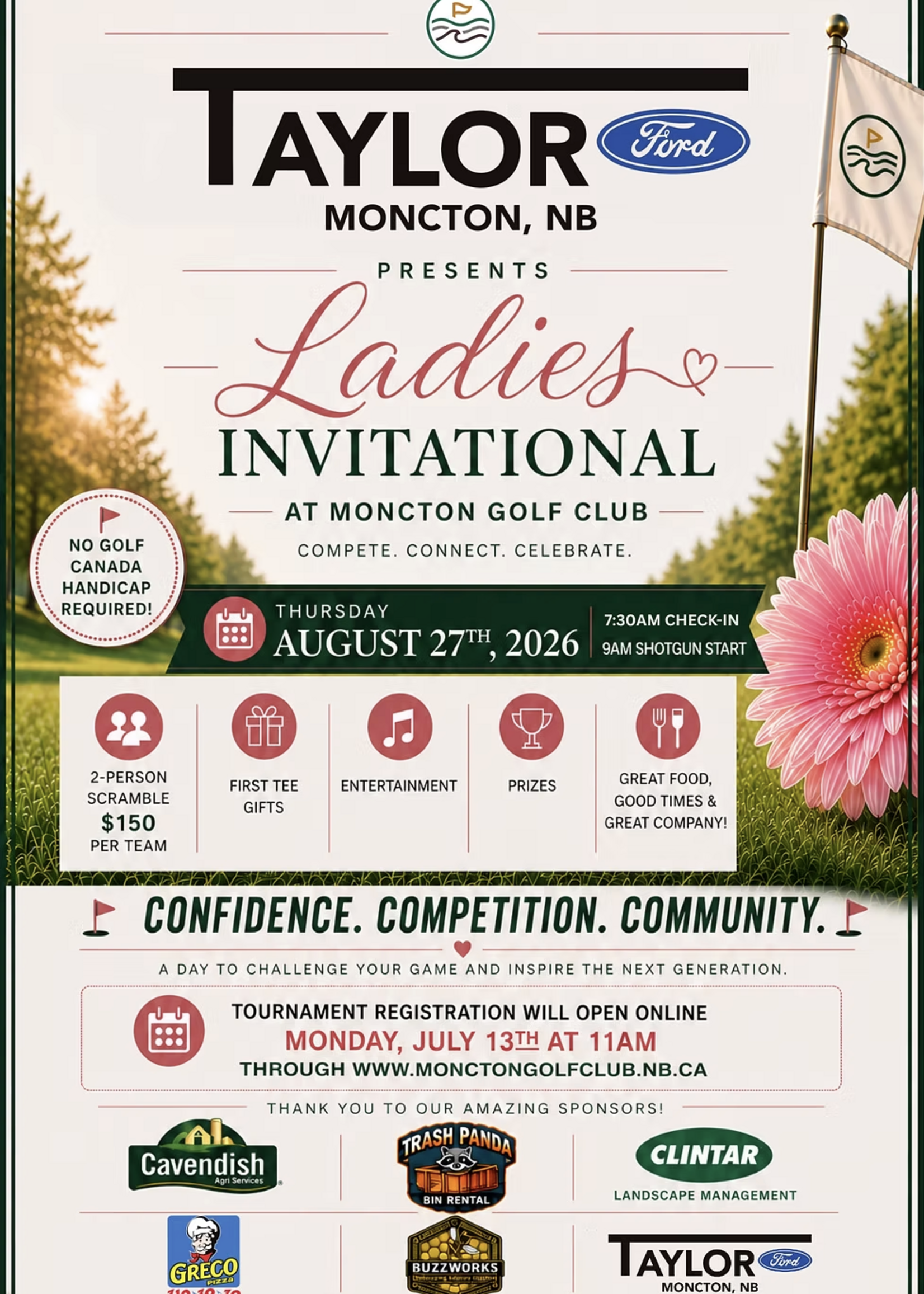 Ladies Open Invitational Team Registration