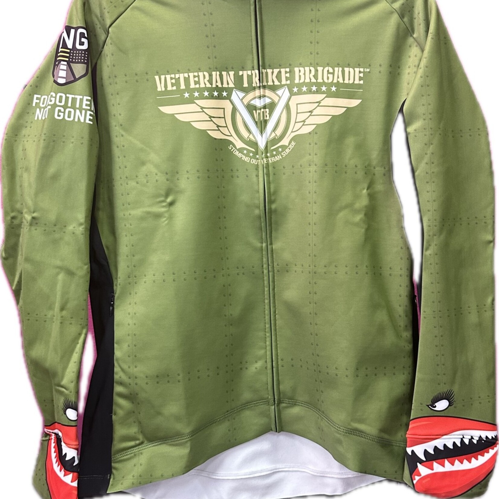 FNG Gear FNG - Veteran Trike Brigade Cycling Jacket - Female Shark Mouth 4XL