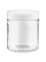 Jar Glass| 4 oz Clear or Amber
