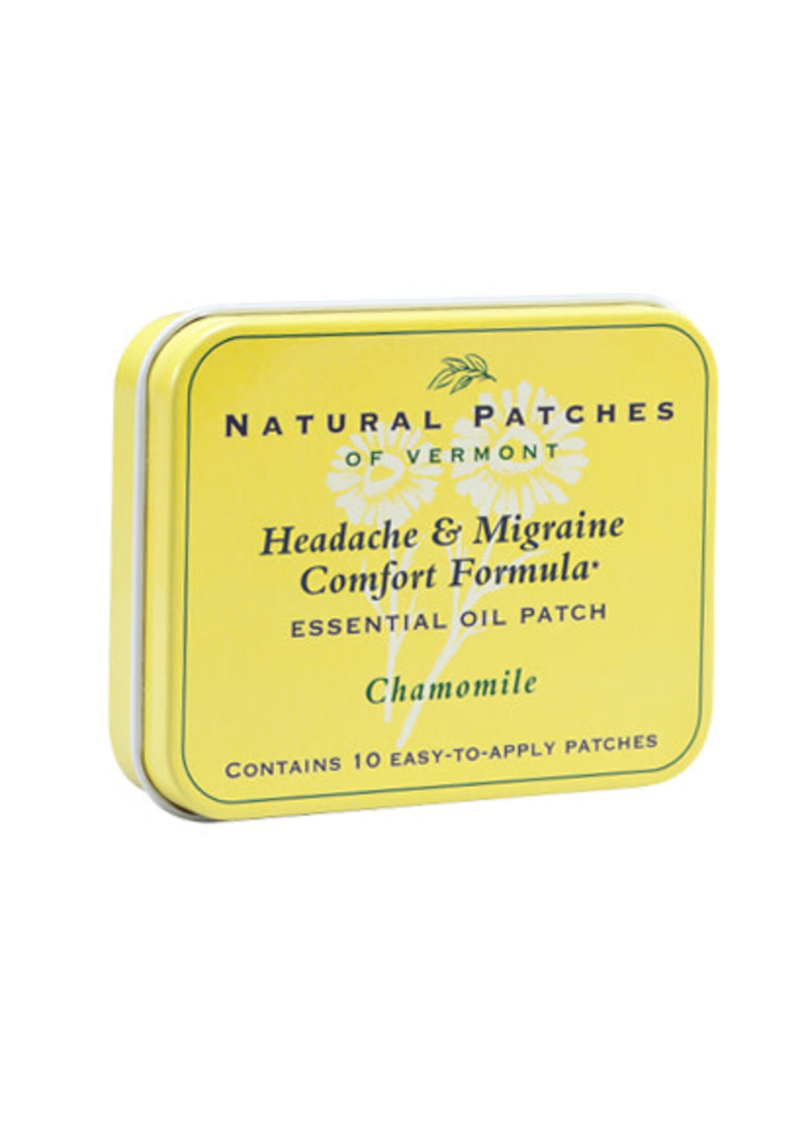 Headache & Migraine Comfort | Natural Patches | Tin