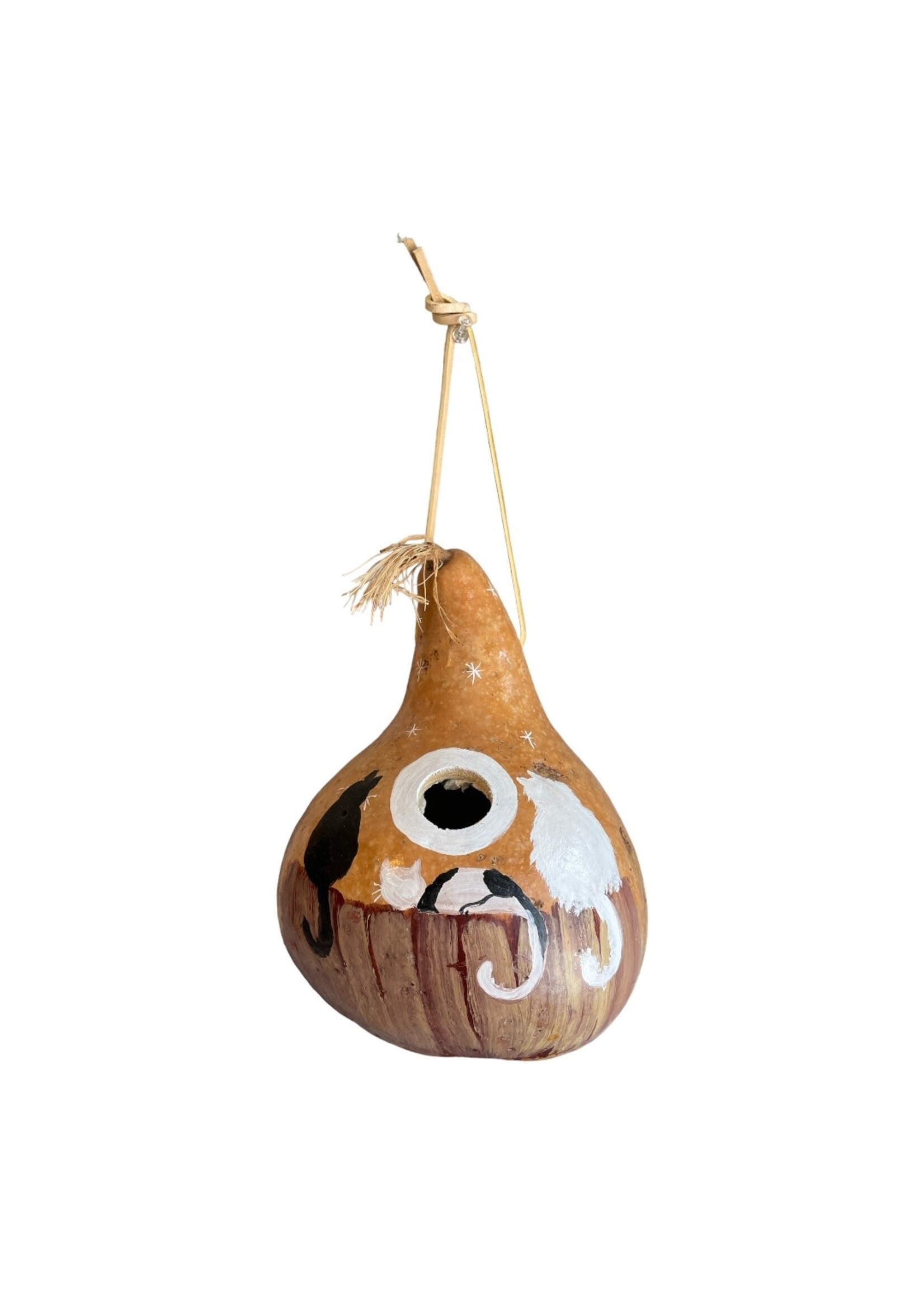 Birdhouse Gourd w/ Graphics