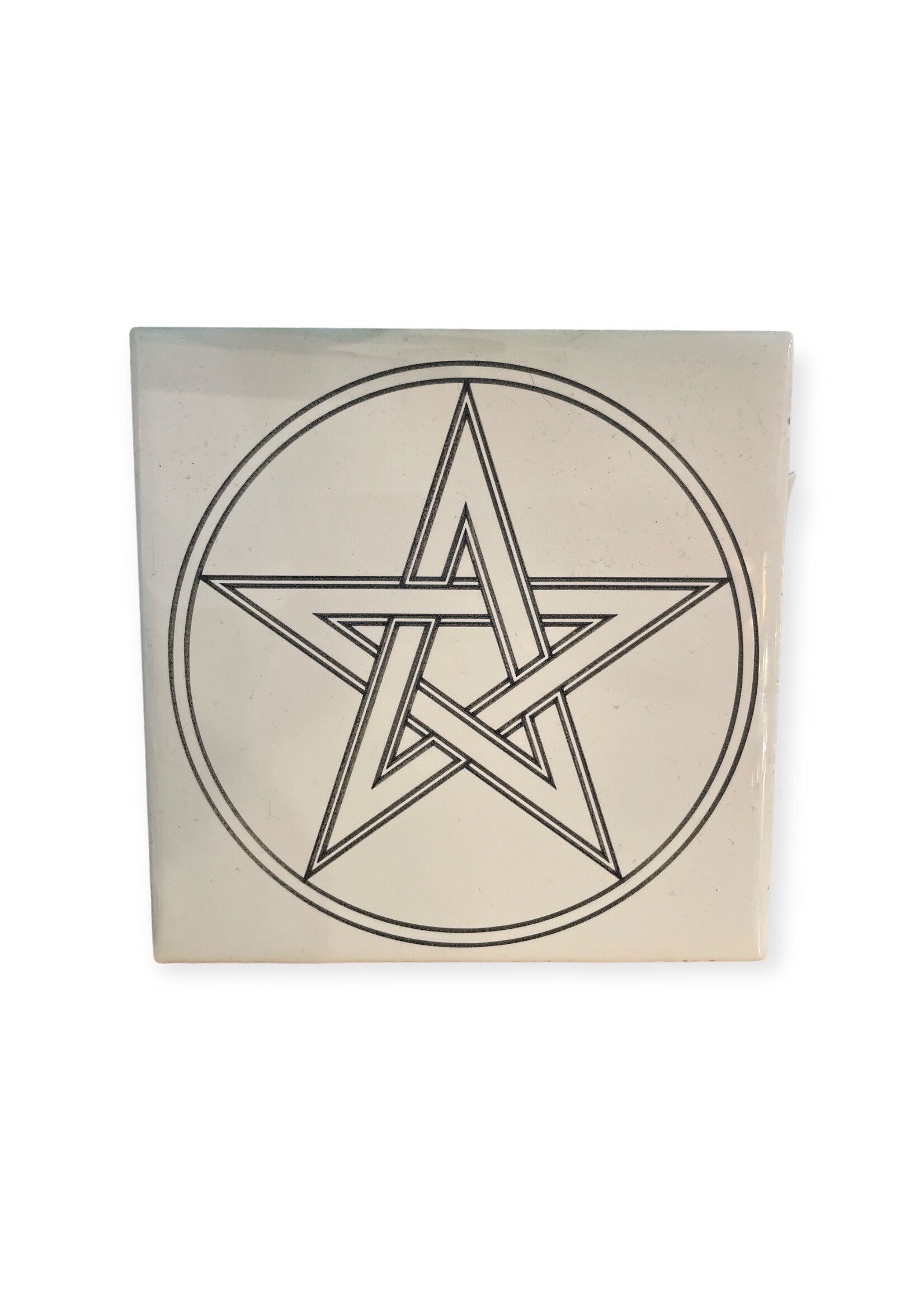 Ceramic Altar Tile | Pentacle