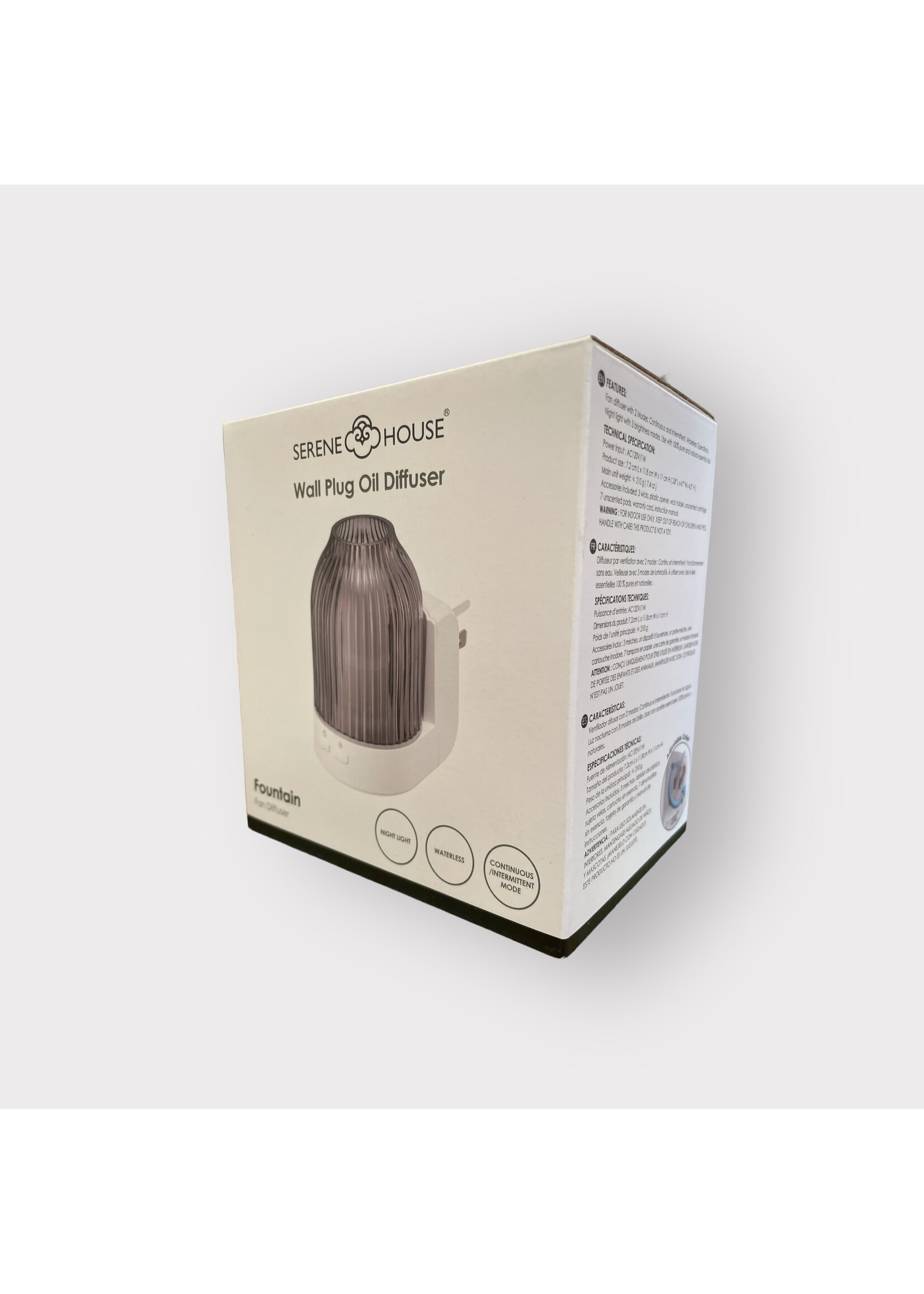 Fountain Plug-in Night Light | Aroma Diffuser