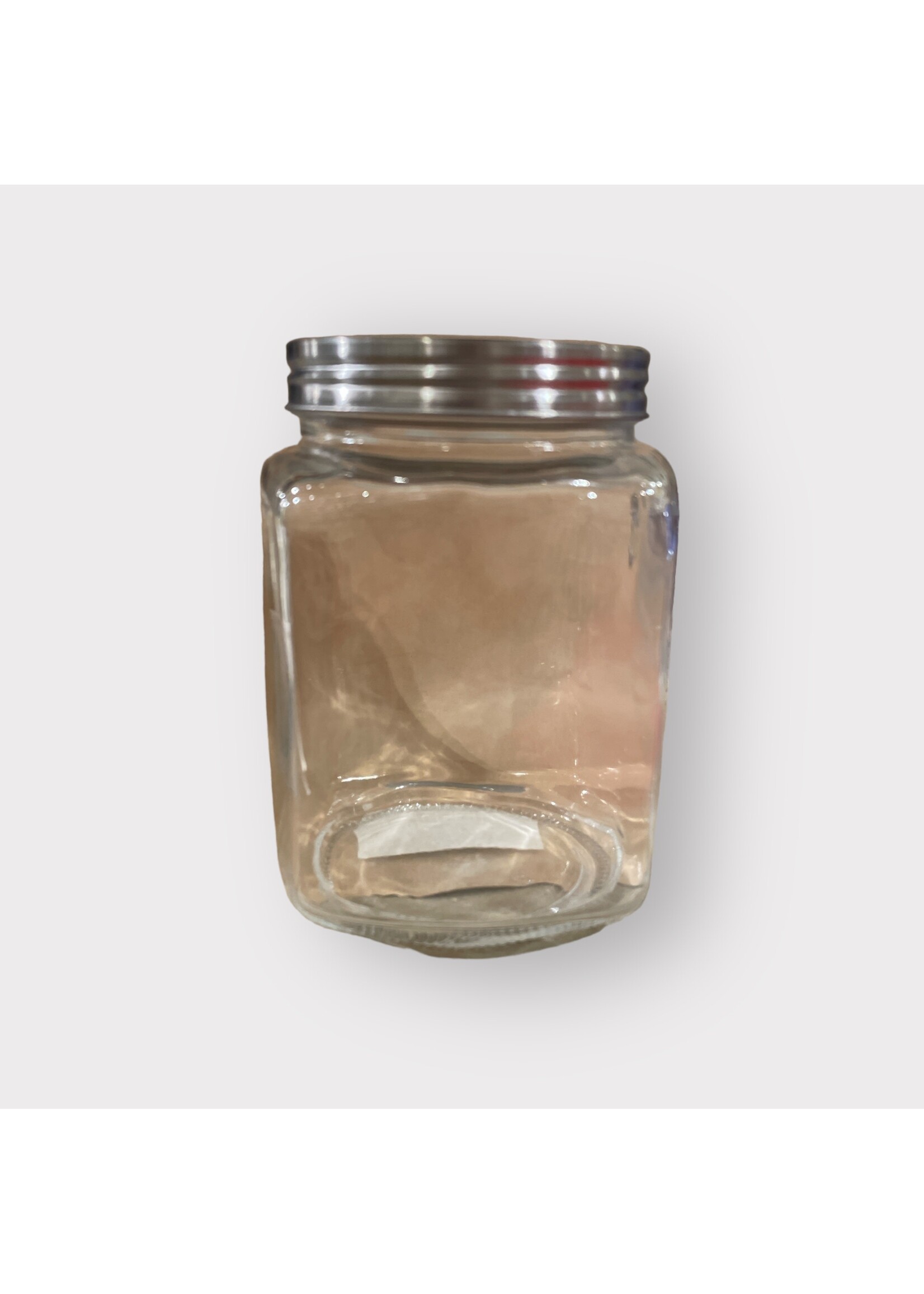 Glass Jar with Tin Lid | 16 oz