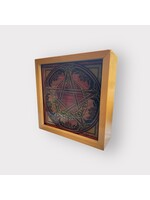 Box  Light Changeable glass Pentagram 35859