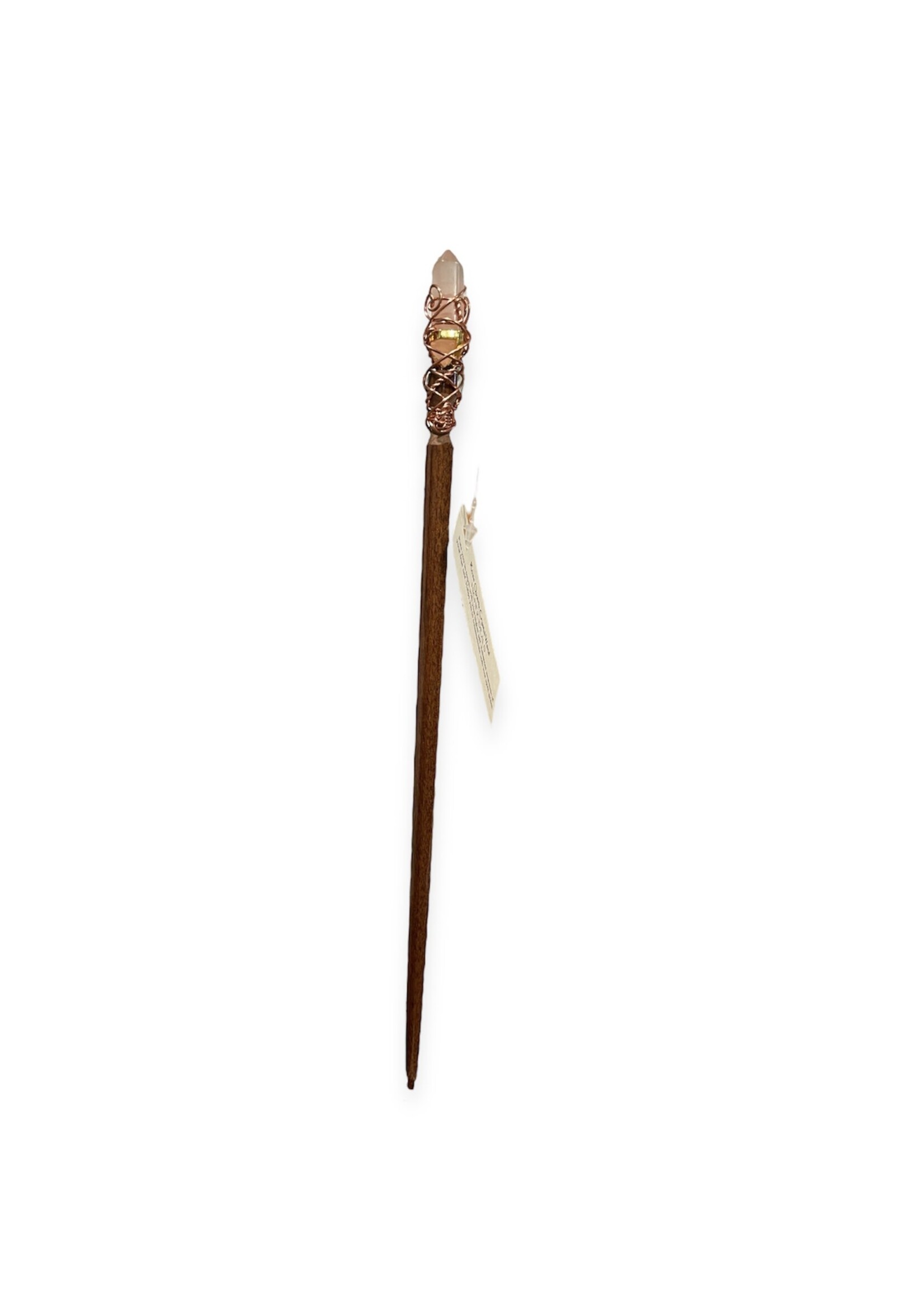 Rose Quartz Point Wand  W-14B