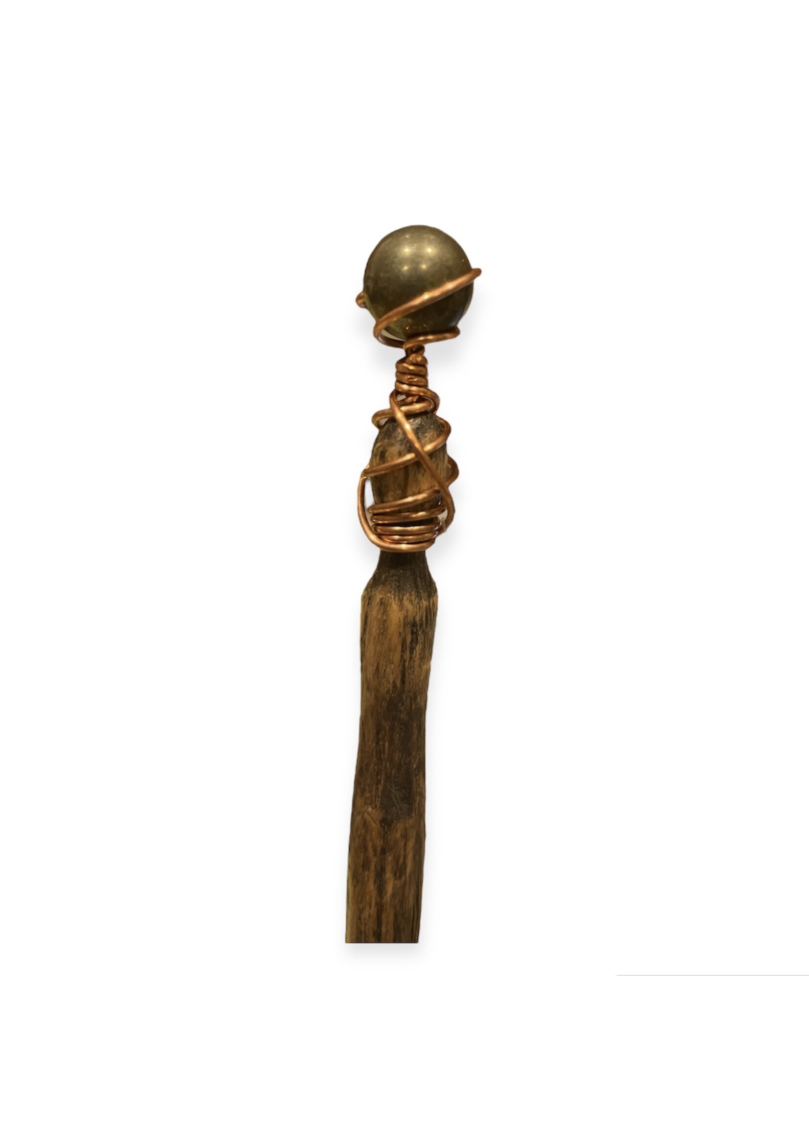 Pyrite Sphere Wand w-42