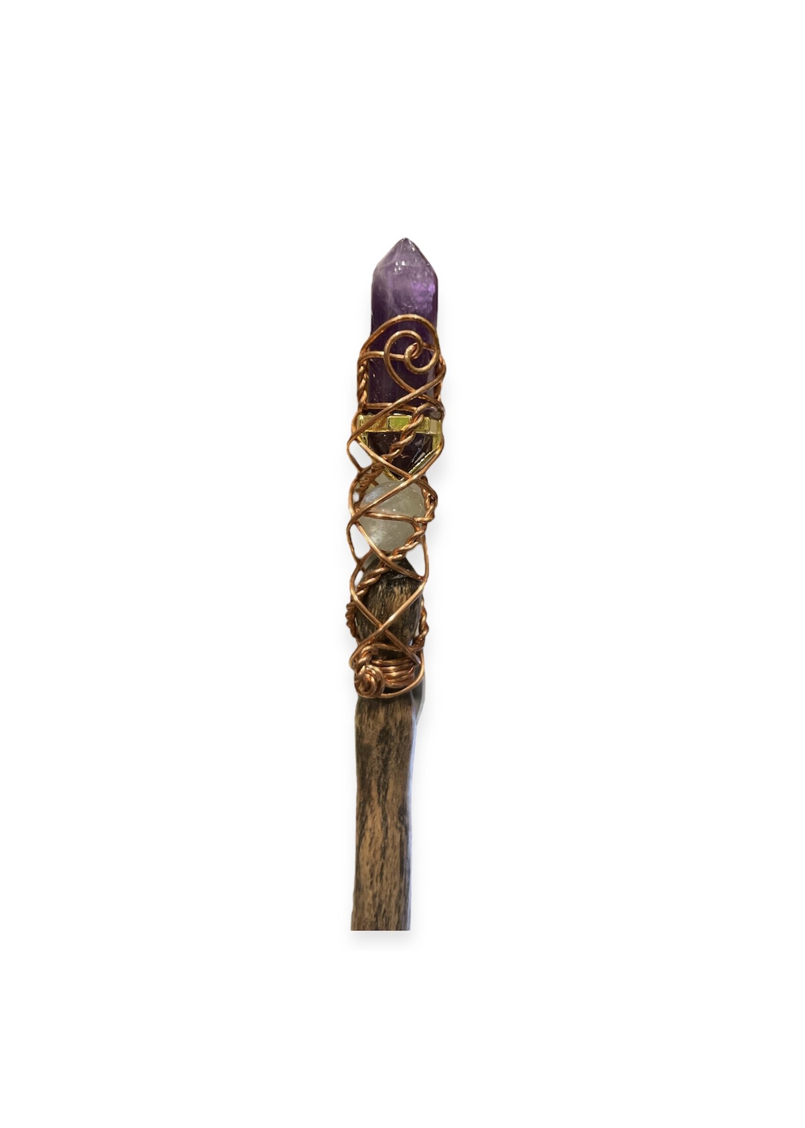 Wand Amethyst Crystal W-34B