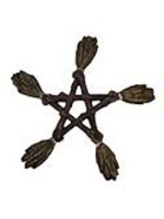 Broom Pentagram 6 3/4"