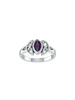 Ring Triskele w/stone TR114