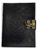 journal Pentagram  Leather w/Latch  BBBL641