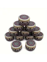 Tin Decorative Cylinder 4oz