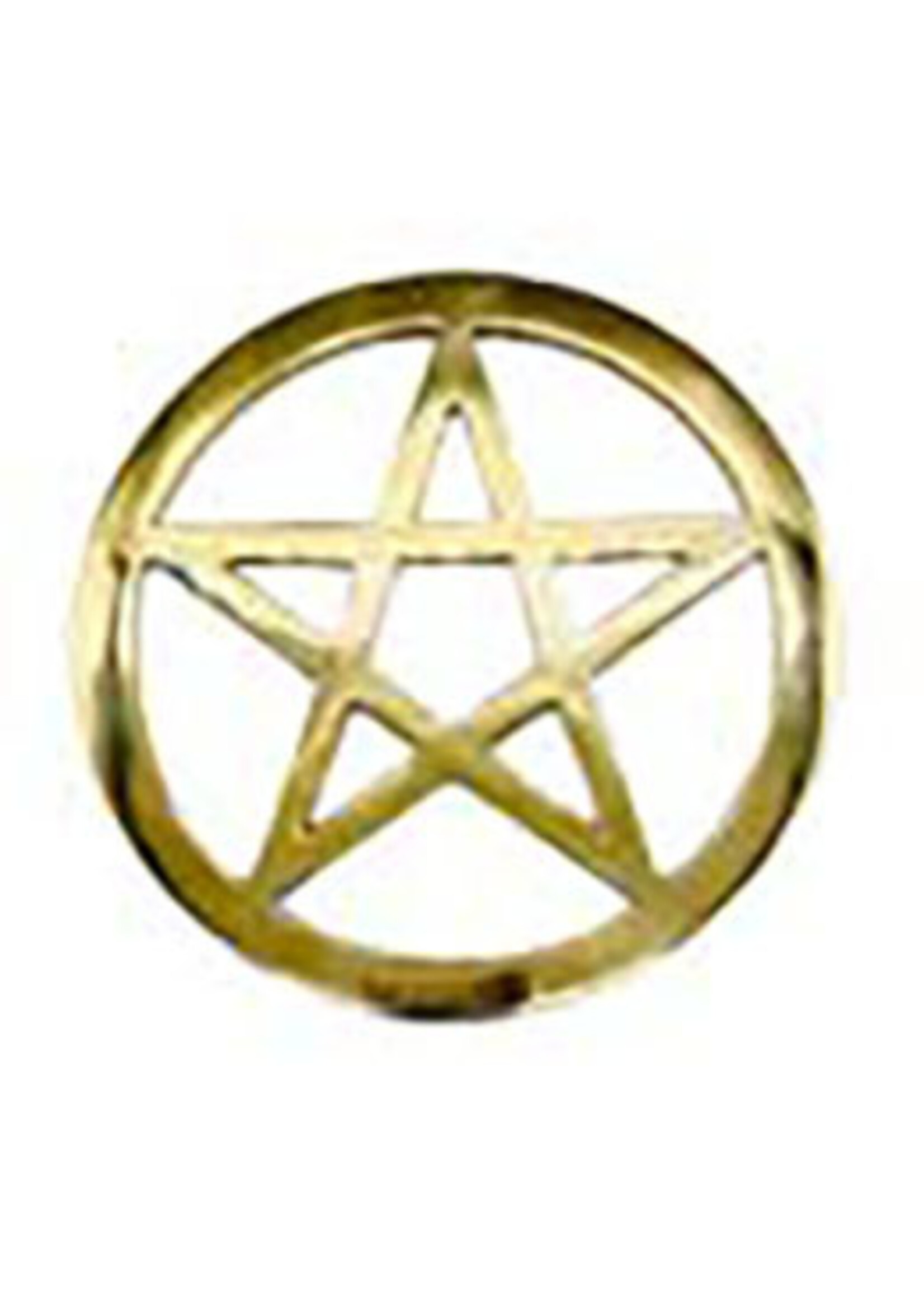 Altar Tile Brass Pentacle