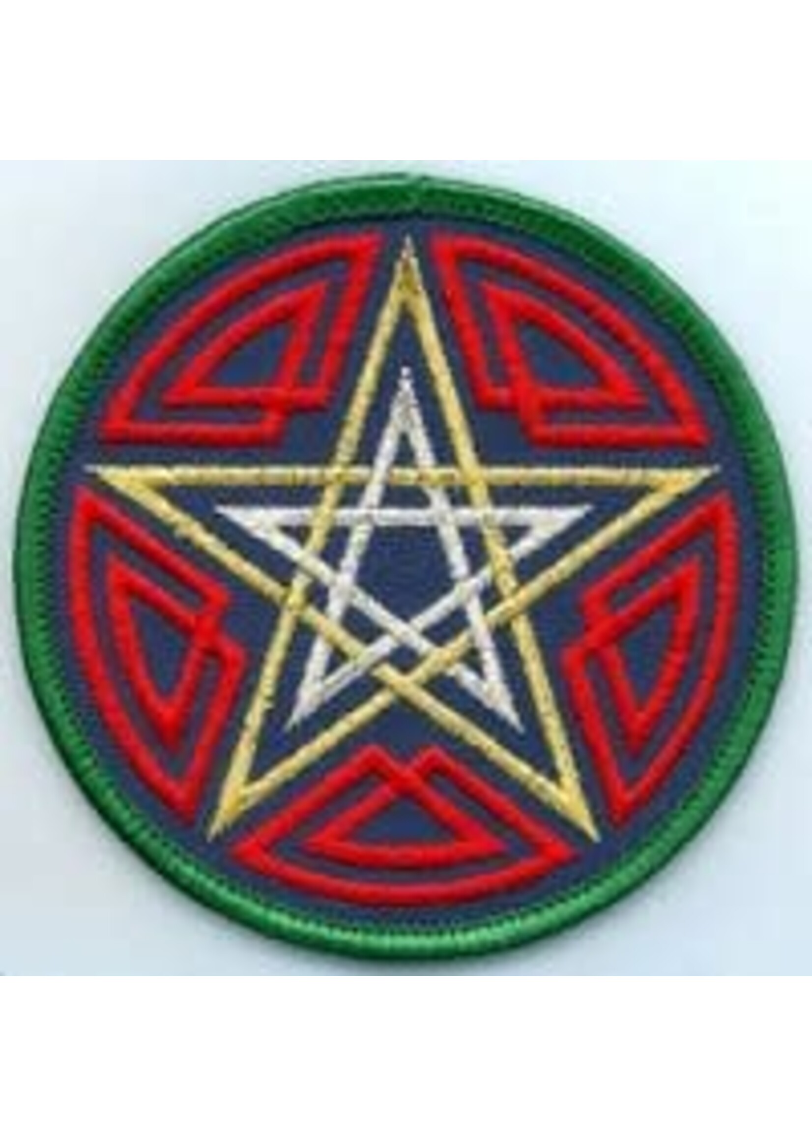 Patch Wiccan Celtic Pentagram