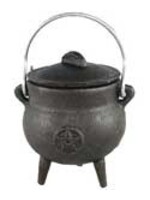 Cast Iron Cauldron w/Lid | 3” ICM3p