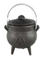 Cast Iron Cauldron w/Lid | 6 inch (65882)