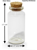Bottle with Cork 1oz