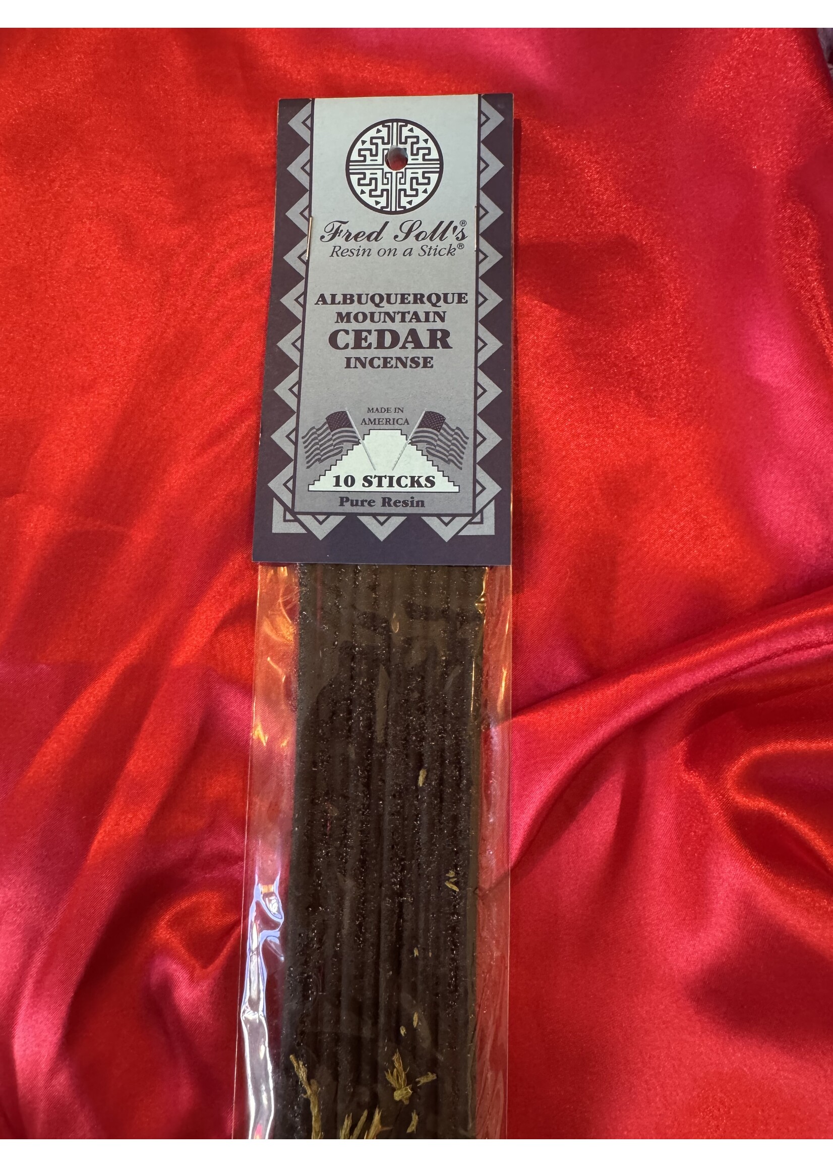 Albuquerque Mountain Cedar | Resin Stick Incense | Fred soll