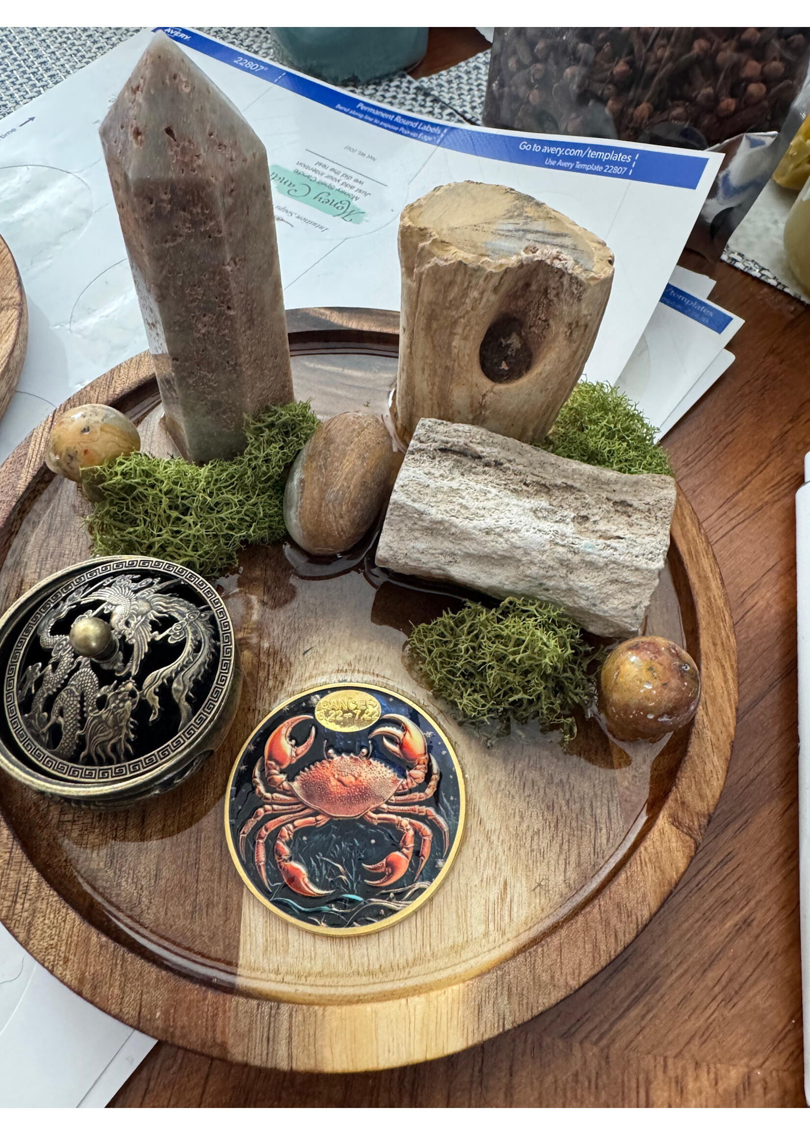 Zodiac burner garden