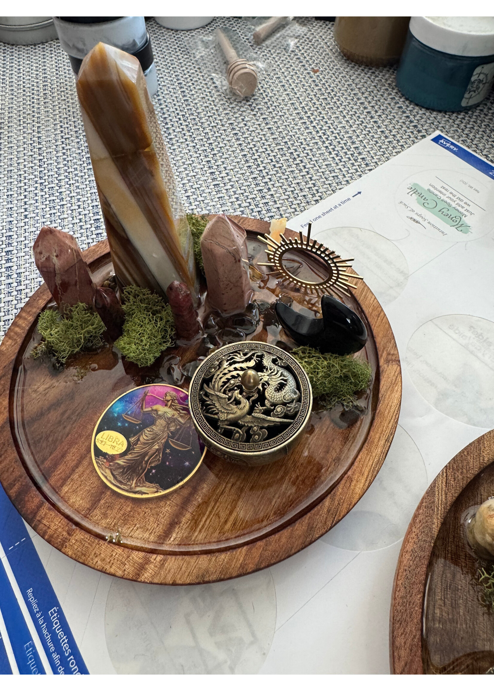 Zodiac burner garden