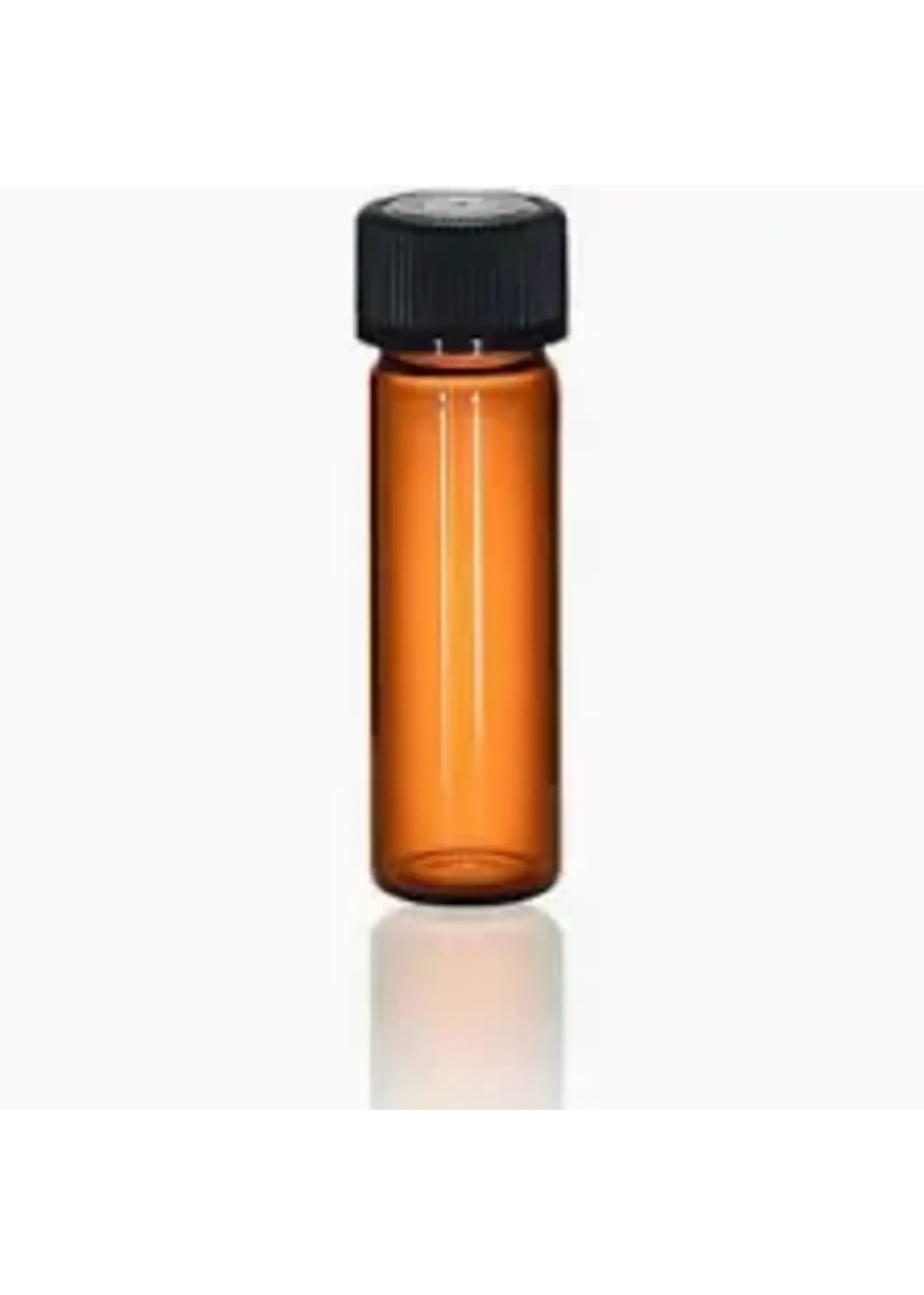 Bottle 1 dram  Pack of 4 Clear/Amber